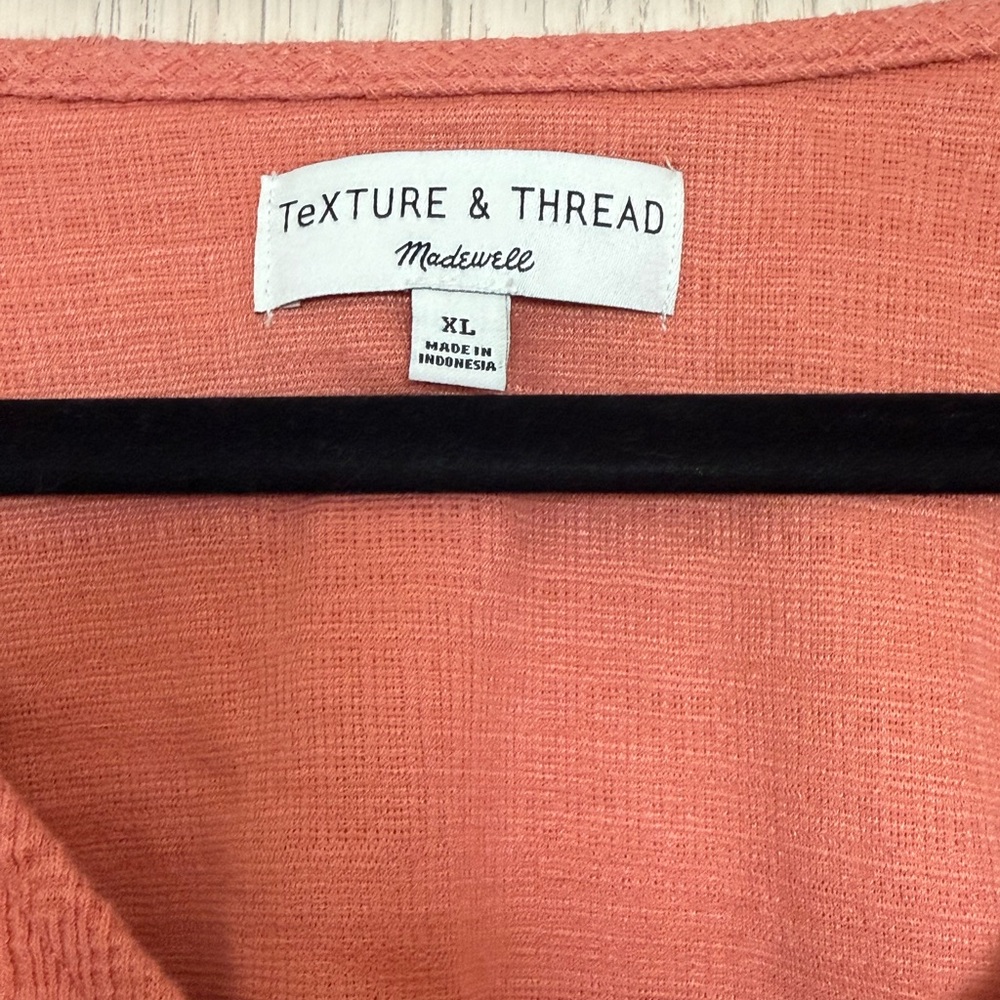 Madewell Texture & Thread Puff-Sleeve Dress - Picture 3 of 7